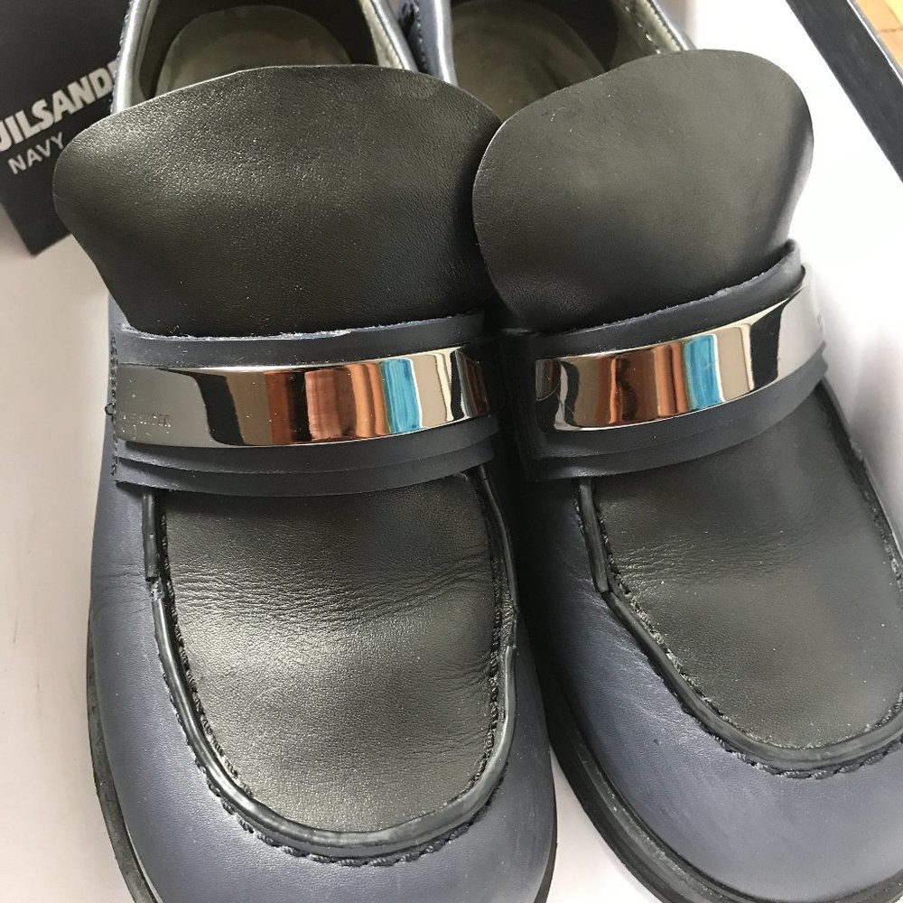 Jil Sander, Shoes, Size 9, Leather, blue, black